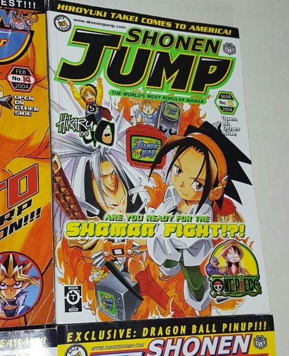 Shonen Jump Manga Graphic Novel 2004 Jan- June In Order 6 Books