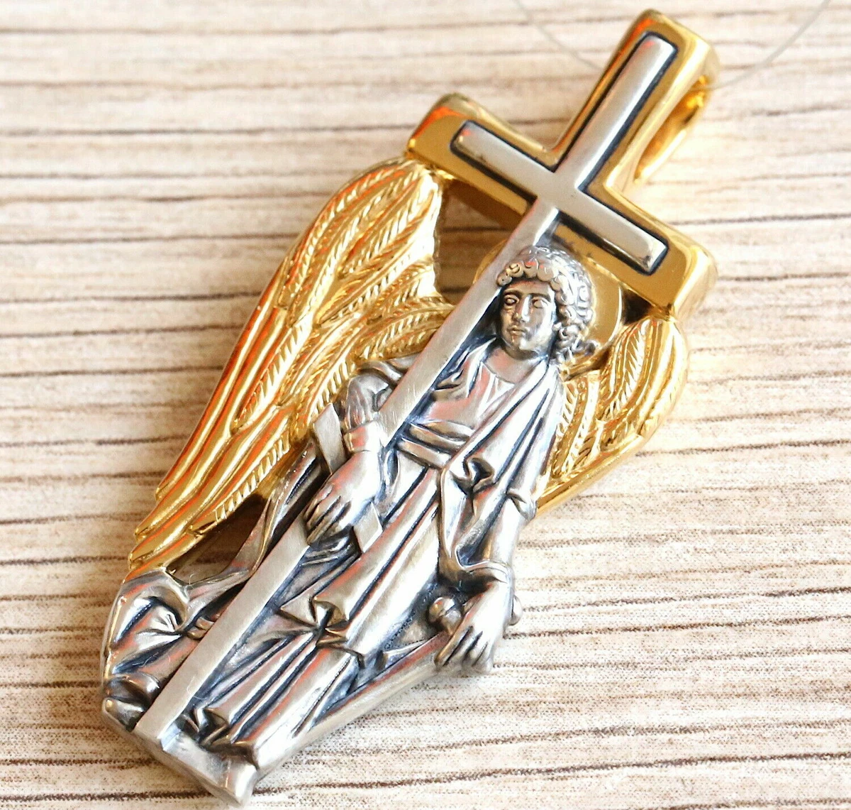 Angel cross deals pendant