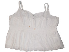 Torrid Women's Plus Size 6 Top Cami Tank in Cloud Dancer White NWOT