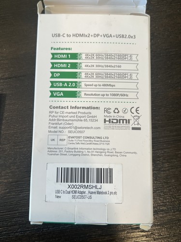 Selore Docking Station 7 IN 1 with Dual HDMI - Picture 4 of 5