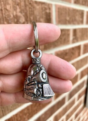 Train Steam Engine GUARDIAN Bell of Good Luck gift fortune pet keychain hot gift