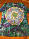 VTG 90s Single Stitch T-Shirt Tie Dye M Dubois Shroom Cannabis Grateful Dead NFA