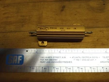 "1" Dale RHM-50 50W 1% 65 ohm 6550 Aluminum Power Resistor USED Lot 3