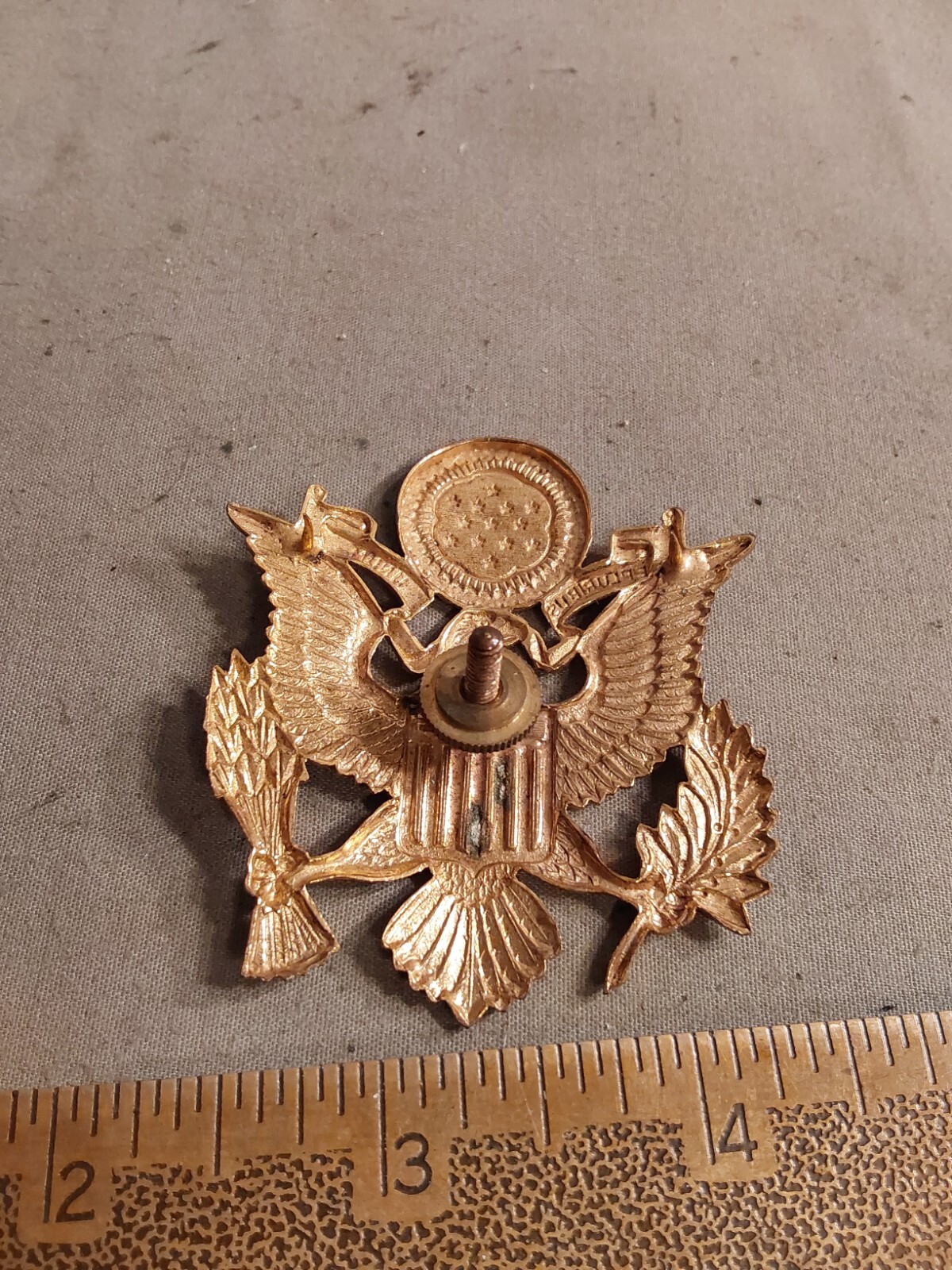 WWII US Army Officers Hat Badge | eBay