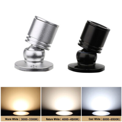 Mini 1W Surface Mounted LED Downlight Spot Light Lamp Ceiling Cabinet 110V 220V