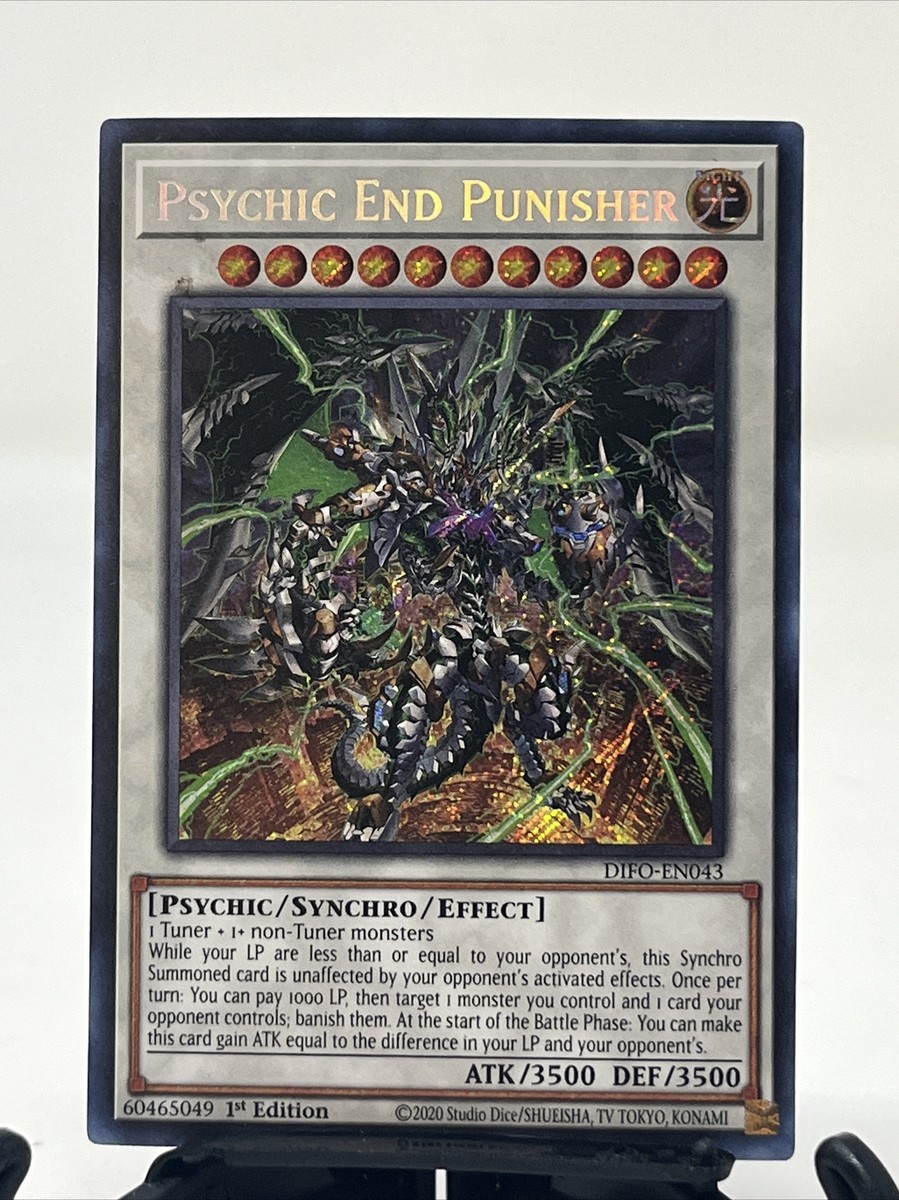 YUGIOH PSYCHIC END PUNISHER DIFO-EN043 1ST SECRET (NM) | eBay