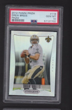 2012 PANINI PRIZM SILVER REFRACTOR PARALLEL #118 DREW BREES HOF PSA 10 GEM MINT