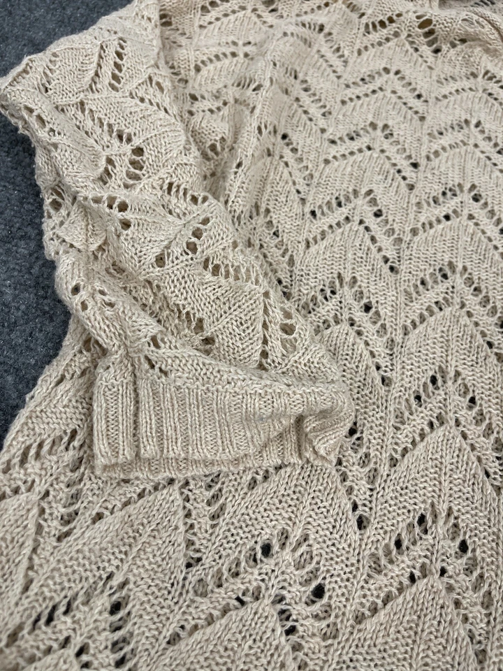 Suéter Kirra Mujer Medio Abierto Tejido Grueso Ligero L/S Camisa N299 Foto 3 de 4