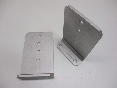 Pontoon Boat Trailer Bunk Brackets - Set Of 4 Aluminum L-Brackets 5x10 Inch