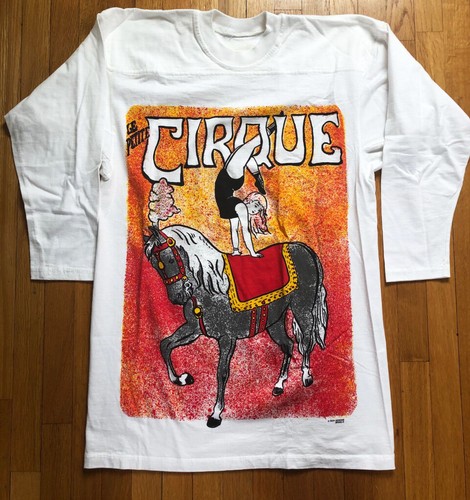 CIRCUS Poster Shirt/1980s/Horse/Toulouse Lautrec Style/Retro/BOHO/Long  Sleeve | eBay