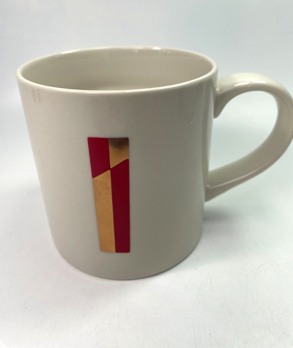 Opalhouse Coffee Mug Monogram Letter I Personalized 14 oz Stoneware Cup B60  | eBay