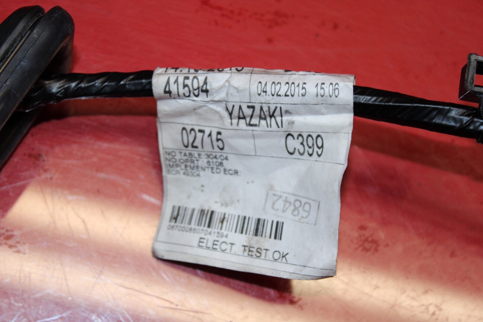 2014-2019 MASERATI GHIBLI M157 OEM LEFT REAR DRIVER SIDE DOOR WIRE HARNESS