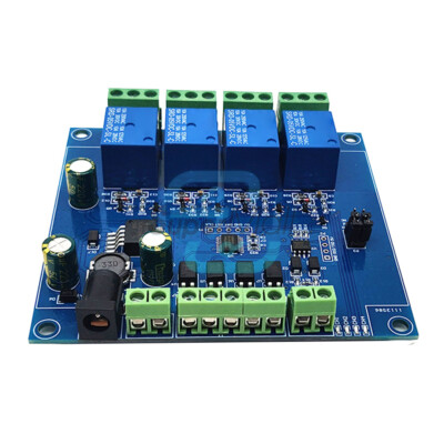 DC 7V-24V 4 Channel Relay Control Switch RS485/TTL UART Module Modbus RTU