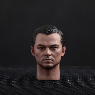 1/6 Extractor Leonardo DiCaprio Beard Ver. Head Sculpt Fit 12'' Action Figure