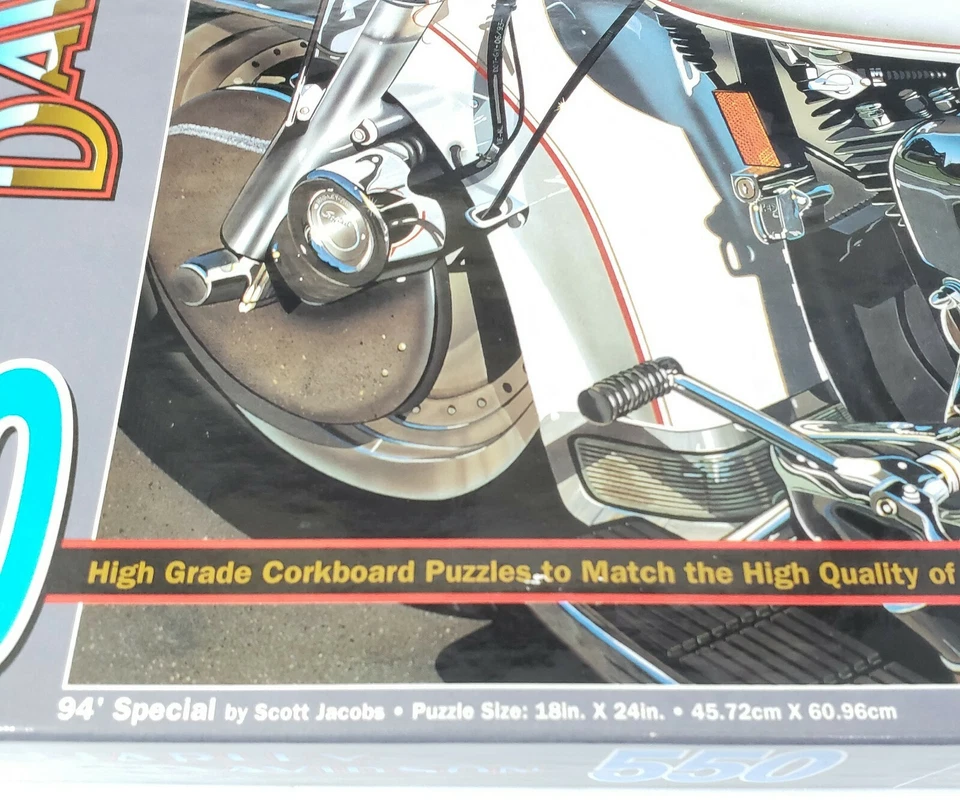 Rose Art Scott Jacobs Harley Davidson '94 Special 18x24 Wall Art 550 Puzzle - Image 2 of 4