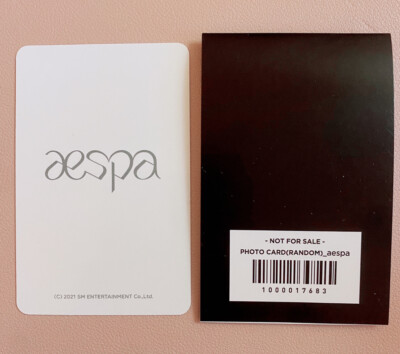 Aespa Winter Special Hoodie MD Photocard | eBay