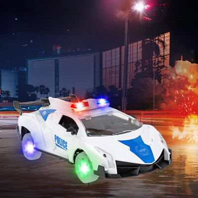 Kidplokio 360 Degree Bump and Go Emergency Responders Fire Truck