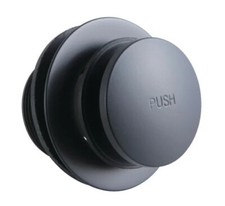 Signature Hardware DTT200MB Tip-Toe Pop-up Tub Drain, Matte Black