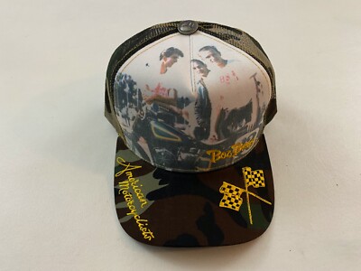 Vintage Boz Bros Cycle Center Adjustable Trucker Hat One Size Multicolor