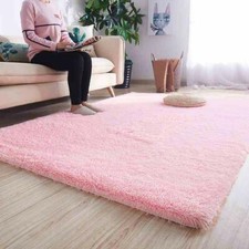 Fluffy Rugs Large Shaggy Rug Living Room Bedroom Anti Slip Soft Carpet Floor Mat