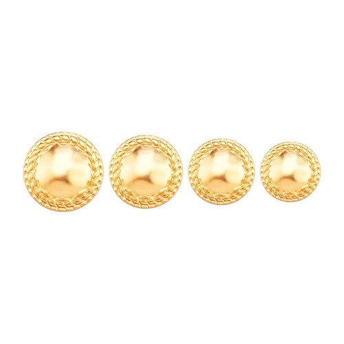 5pcs Luxury Metal Buttons - Round Design for Coats, Jackets, Sewing, DIY Crafts - Picture 3 of 5