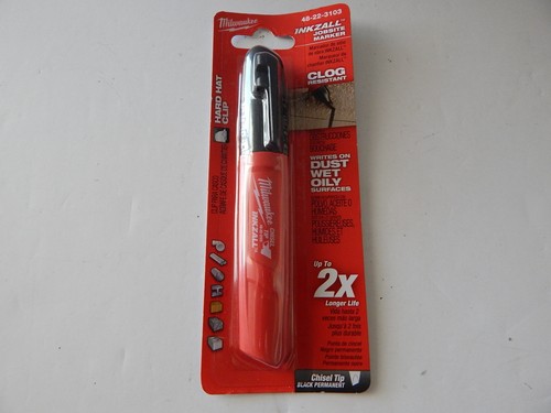 Milwaukee 48-22-3103 1 Stück Med. Meißel Schwarz Inkzall Marker Neu - Bild 2 von 4