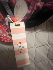 NWT PilyQ Isla Halter Triangle Bikini Top size M