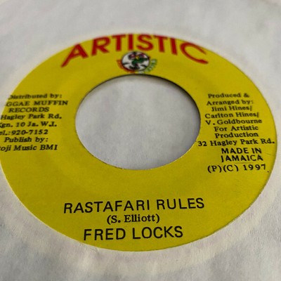 Fred Locks - Rastafari Rules 7'' Vinyl Schallplatte 10718