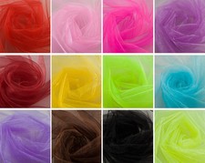 10 Yards 60" Wide Organza Fabric High Quality Sheer Draping Party Wedding SALE