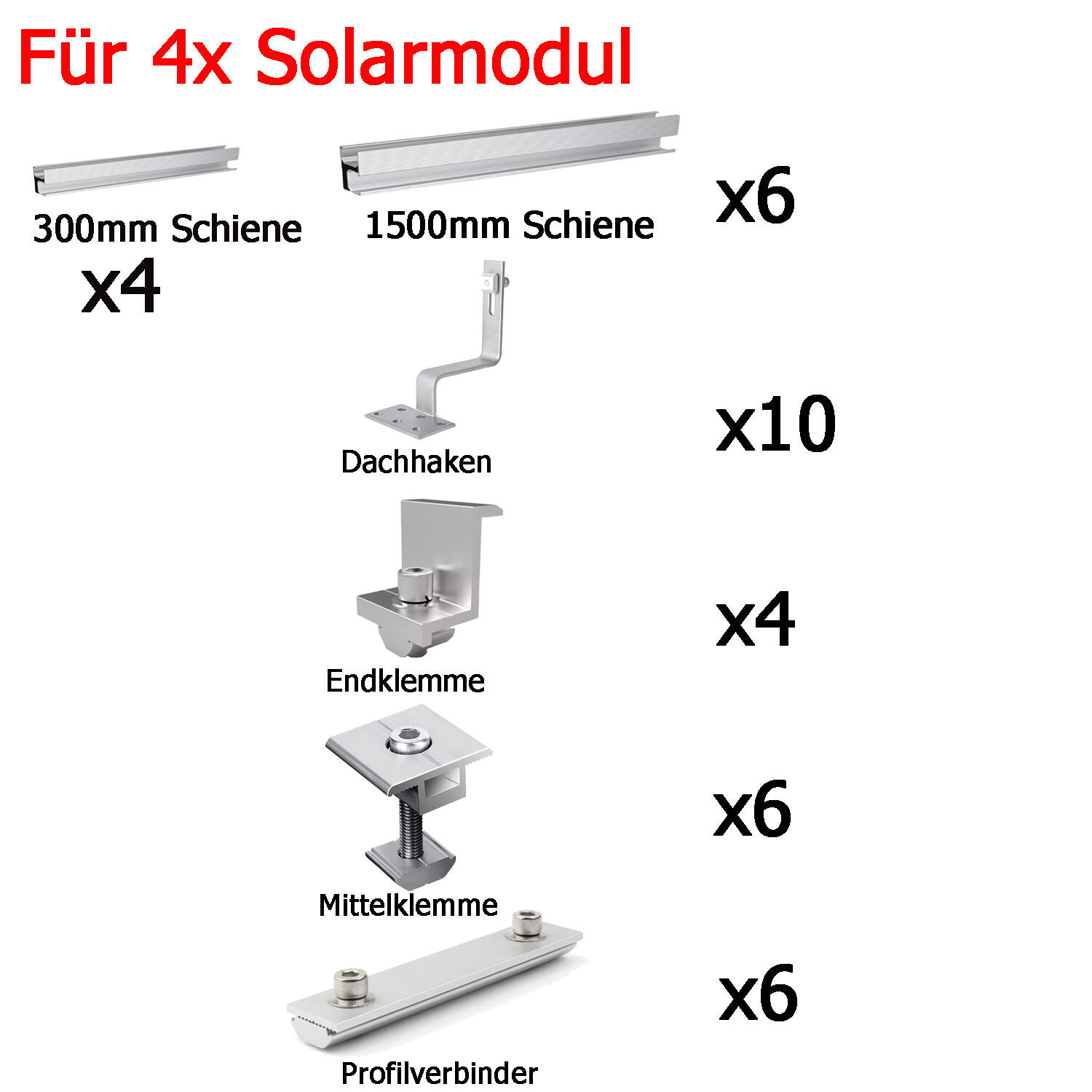 Solarprofile - 1x Endklemme silber - inkl. MwSt. - TKS-30 - PV-Profile - Zubehör - Befestigungssystem Solarprofile - 1x Endklemme silber - inkl. MwSt. - TKS-30 - PV-Profile - Zubehör - Befestigungssystem