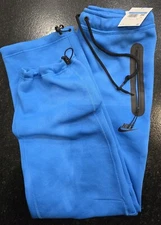 Nike Sportswear Tech Fleece Open Hem Sweatpants Blue Men's Size M FB8012-435