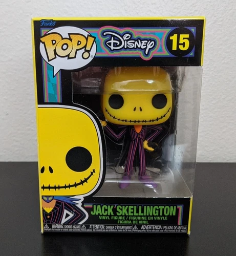 Funko Pop! Disney: Nightmare Before Christmas Jack Skellington, #15 Black Light