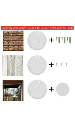 (Pack of 4) YI 1080p Home Camera Wall Mount, KASMOTION 360 Degree Swivel Camera 