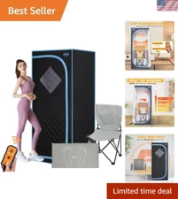 Lightweight Personal Infrared Sauna Tent for Easy Indoor Relaxation & Storage