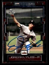 Jordan Lyles signed auto 2008 TriStar Prospects Plus #47 card