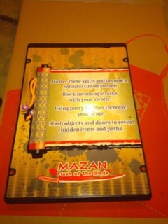 mazan flash of the blade naomi arcade cabinet part #31