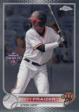 MATT FRAIZER TOPPS ROOKIE RC PRO DEBUT CHROME CURVE PIRATES #184 2022 22