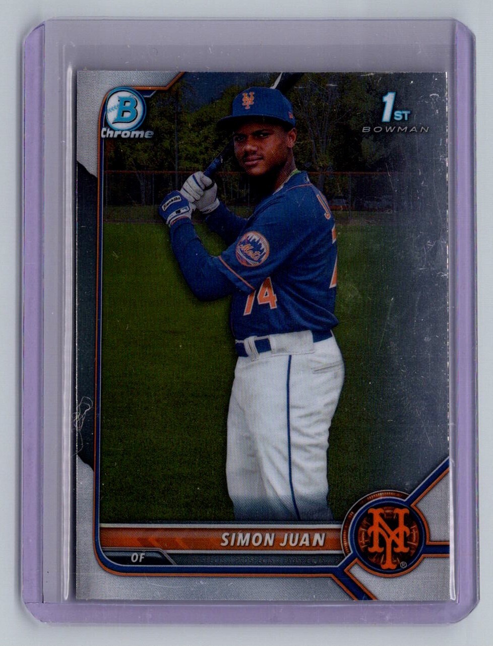 2022 Bowman Chrome Simon Juan New York Mets #BCP-170