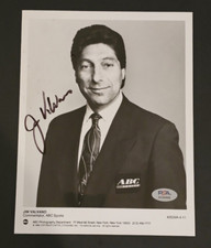 Rare JIM VALVANO Signed 7x10 ABC Promotional Photo-IONA-NC STATE-PSA