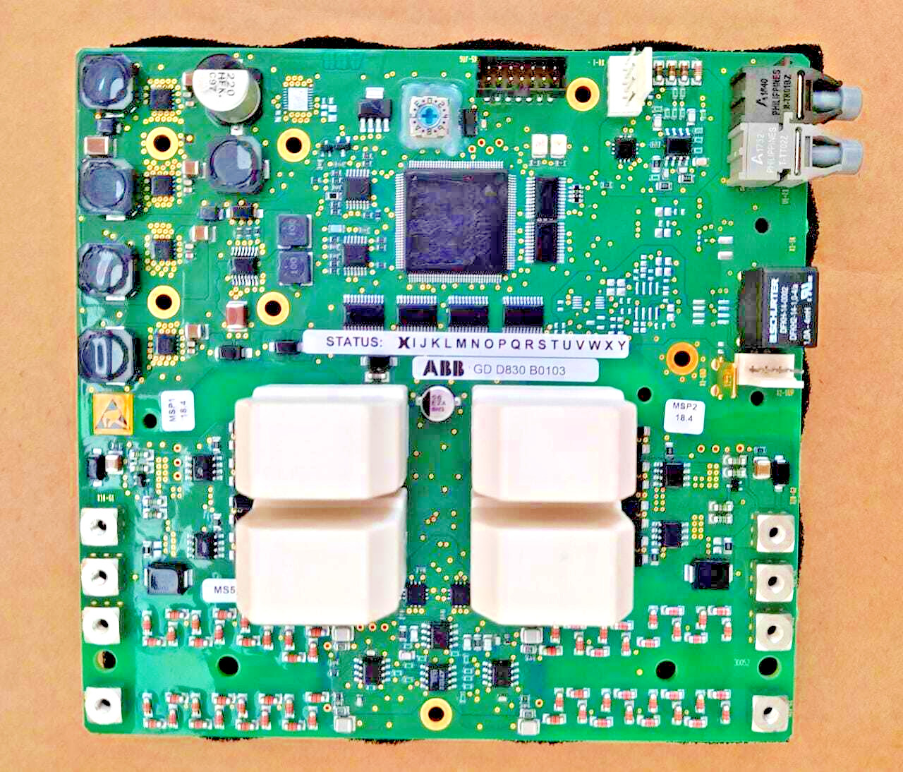 1PC 3BHE022678R0103 GD D830 B0103 ABB DUAL GATE DRIVE FOR FREQ CONVERTER - NEW