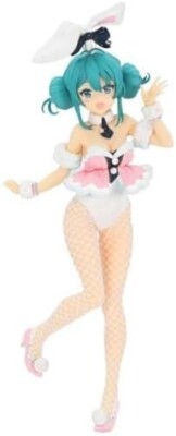 HATSUNE MIKU ANIME FIGURE White Bunny Version PVC Collectible Model Toy Statue