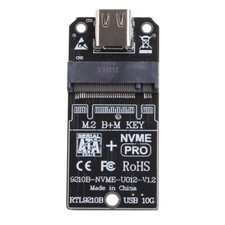M.2 NVMe NGFF to USB 3.1 Type-C Adapter RTL9210B Chip For M Key B M Key M2 SSD