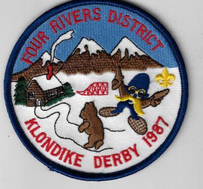 1987 Klondike Derby Four Rivers District DBL Border [MX-4656]