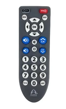 Atlantic Broadband Cable TV Television Replacement Remote Control Tested Gray