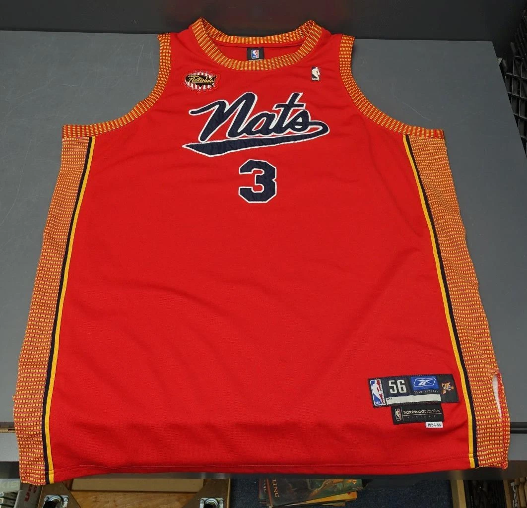 Men Iverson Syracuse Nationals Nats 3 NBA Basketball Jersey