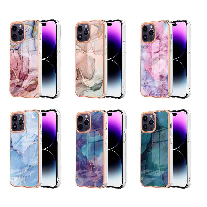 For Oppo A15 Phone Case Shockproof Protector Cover Marble Pattern