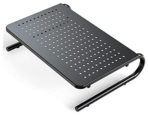 Monitor Stand Riser, Monitor Riser, Laptop Stand for Desk, Laptop Riser, Black-image