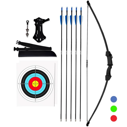Archery Recurve youth bow & 5*Arrow Set Equipment for Teens & Kids gift - Picture 2 of 48