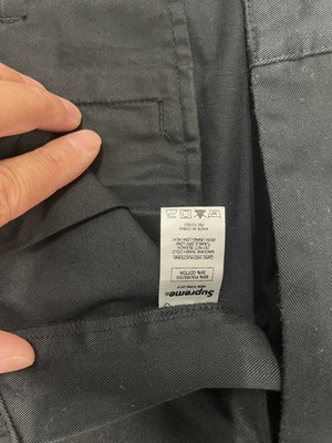 New Supreme Work Pant Pants Black Cotton Twill Size 30 SS | eBay