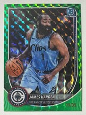James Harden 2025-26 Bowman #BCV-119 Chrome Green Geometric Refractor /99 KG